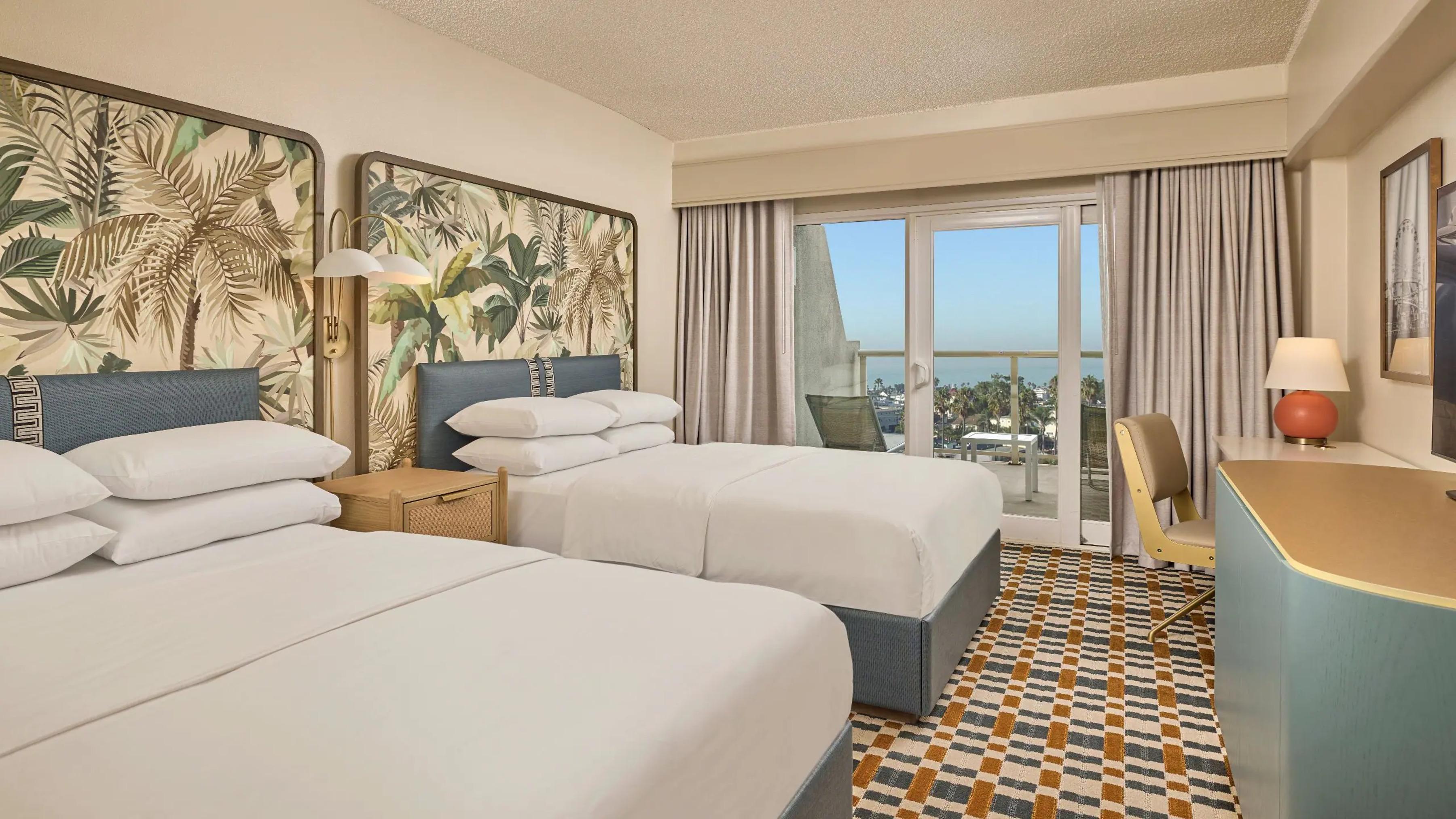Queen Room Two Queen Beds Balcony Accessible Tub Ocean View